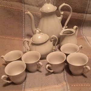 Porcelain tea set